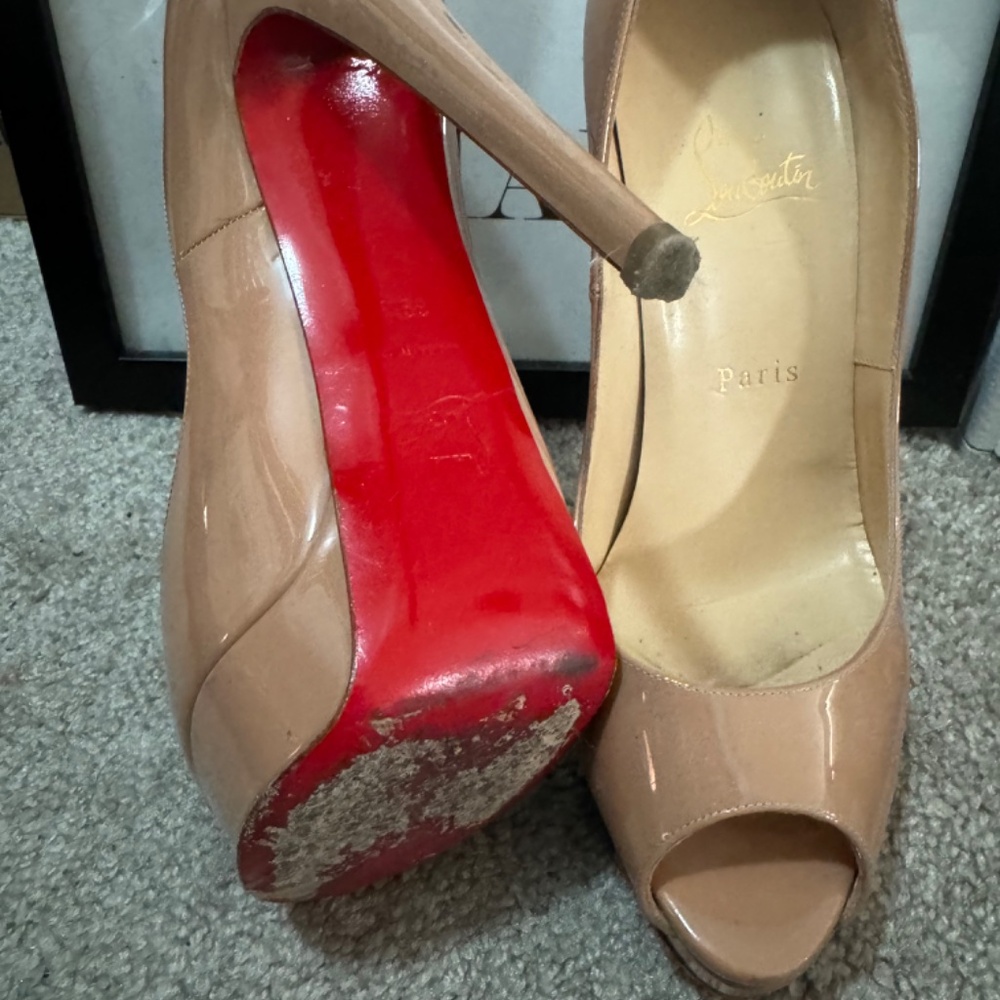 Authentic Christian Louboutin Lady Peep 140 - Picture 4 of 5